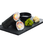 Poached Salmon Burrito (Cooked)