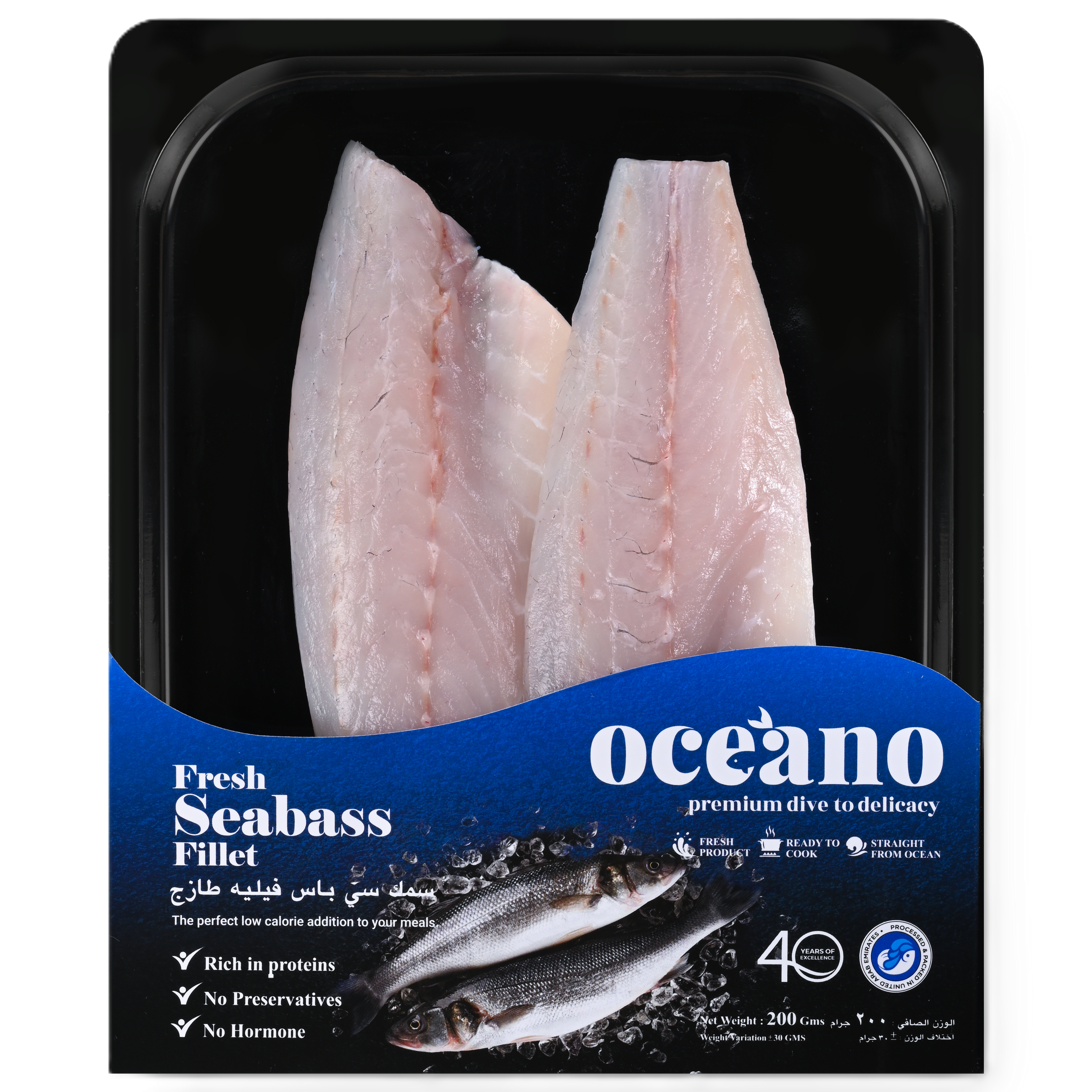 Seabass Fillet - 200 Gms
