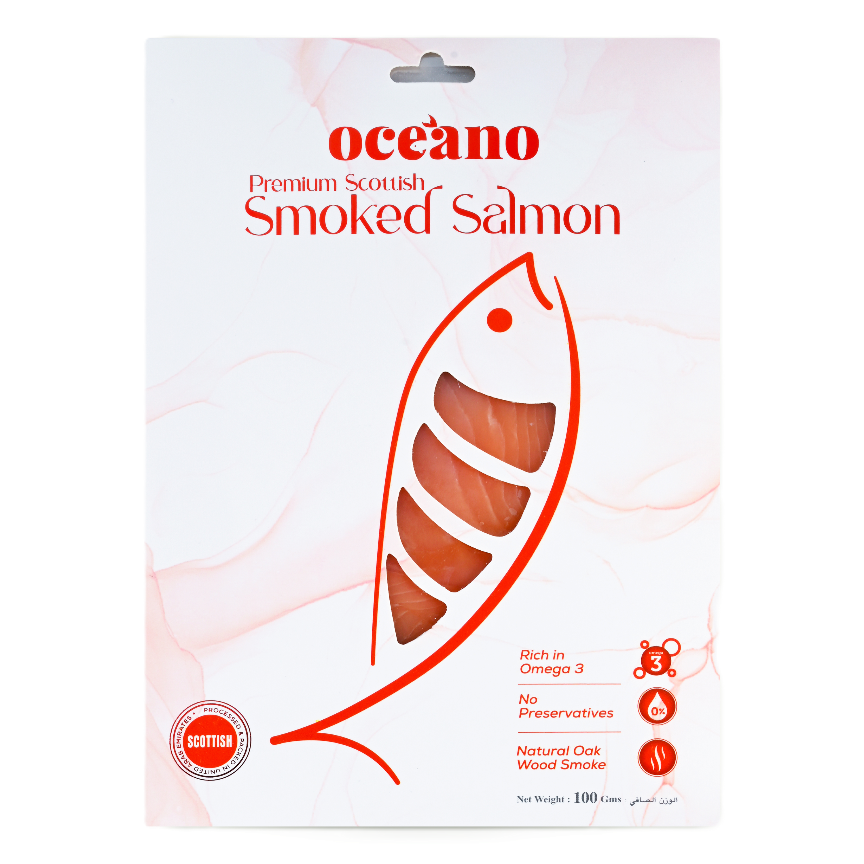 Premium Scottish Smoked Salmon - 100 Gms