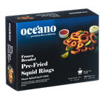 Frozen Breaded Pre-Fried Squid Rings - 400 Gms