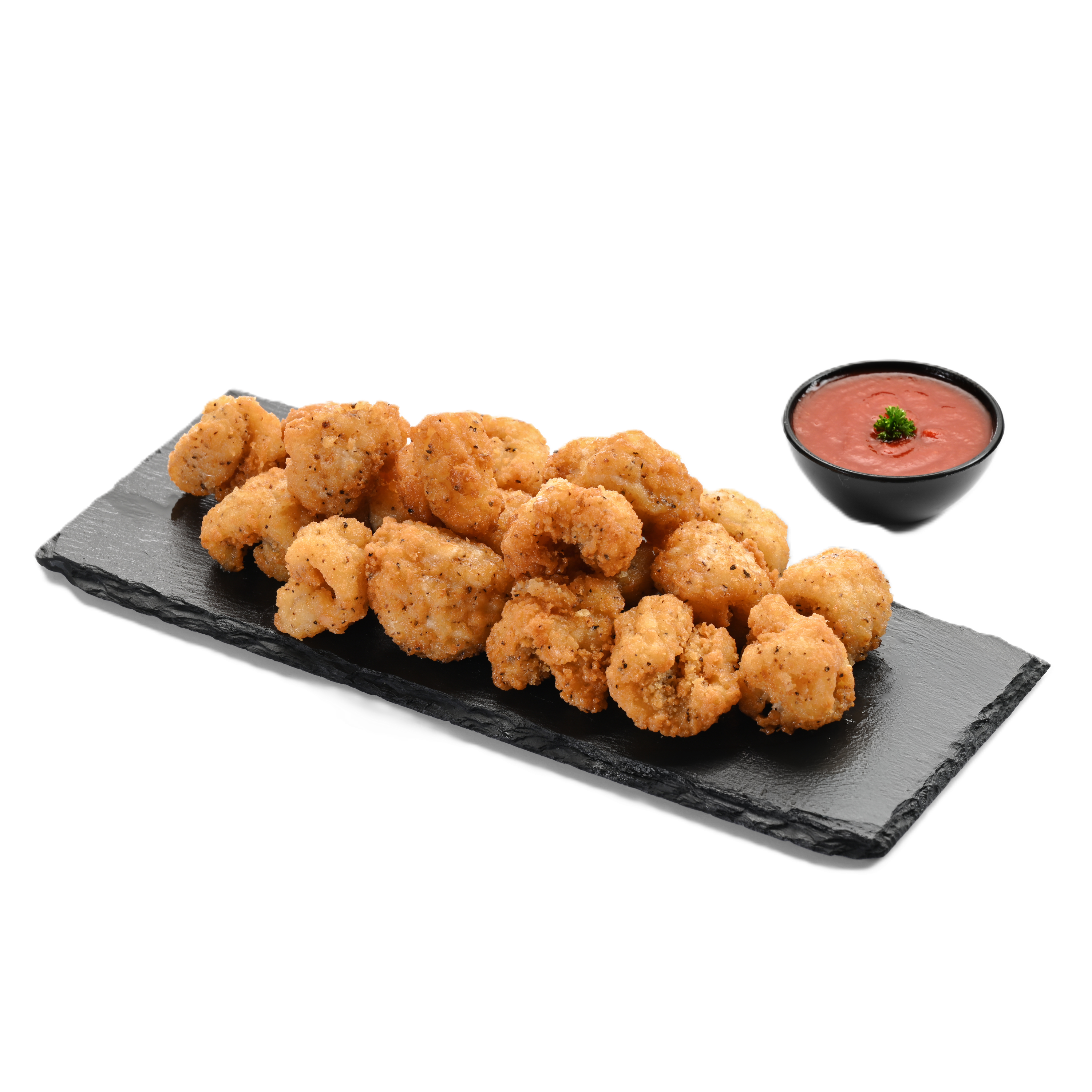 Frozen Breaded Pre-fried Salt and Pepper Squid Rings - 250 Gms