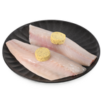 Sea Bass Fillet with Garlic and Rosemary Butter - 220 Gms
