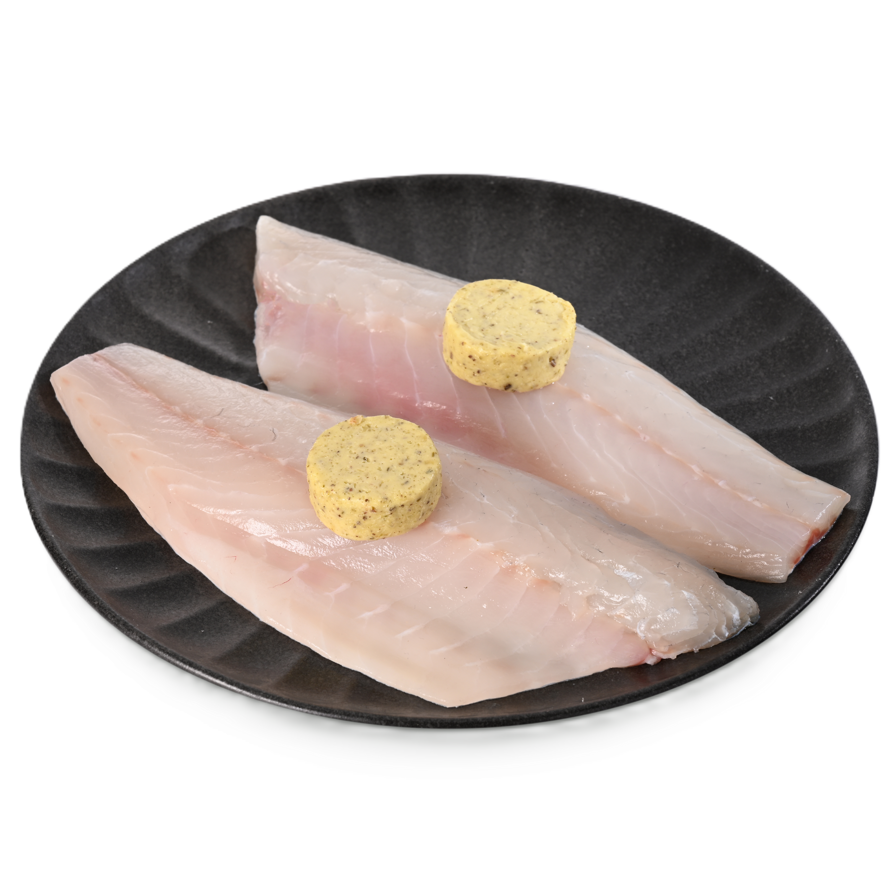 Sea Bass Fillet with Garlic and Rosemary Butter - 220 Gms