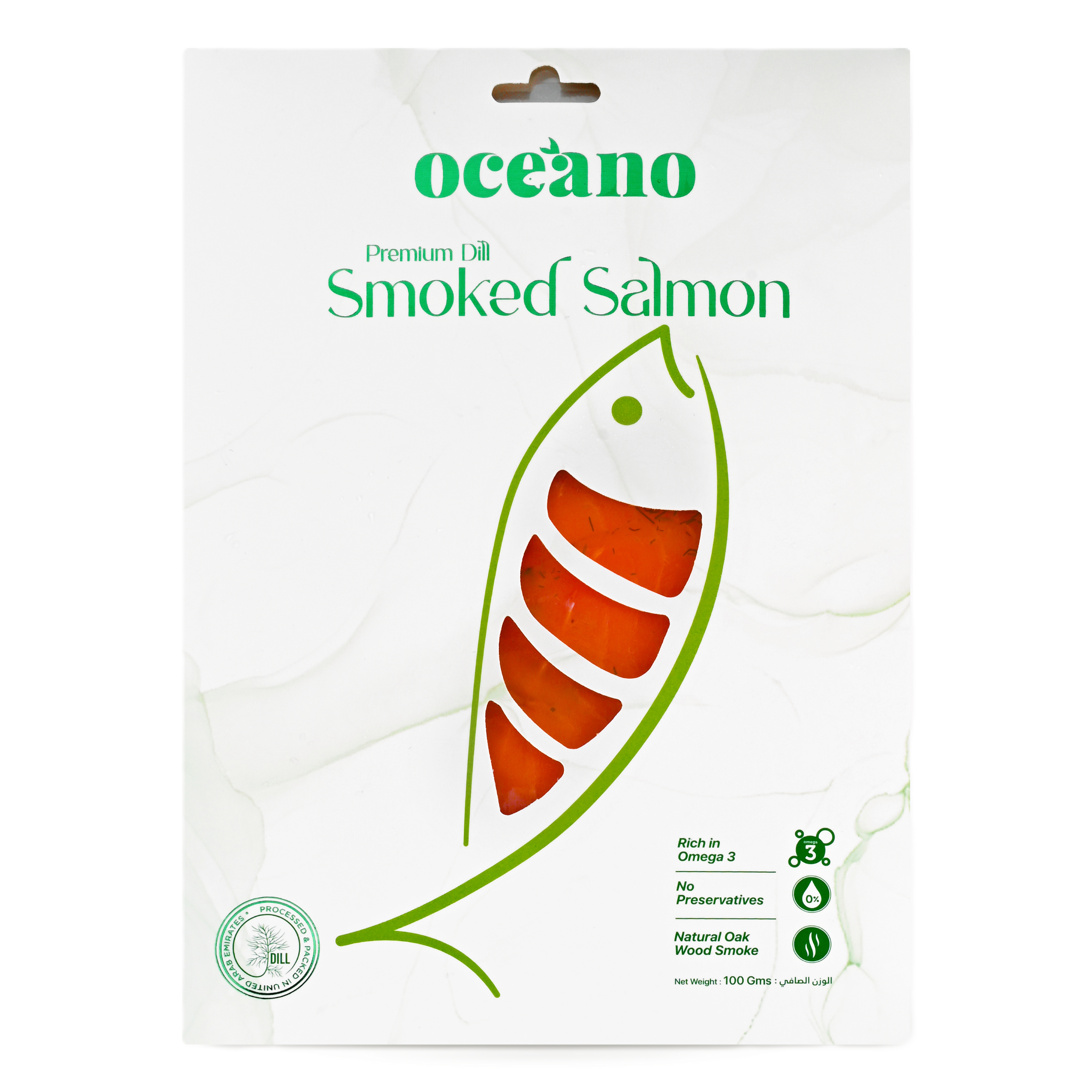 Premium Dill Smoked Salmon - 100 Gms