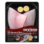 Sea Bream Fillet with Garlic and Rosemary Butter - 220 Gms