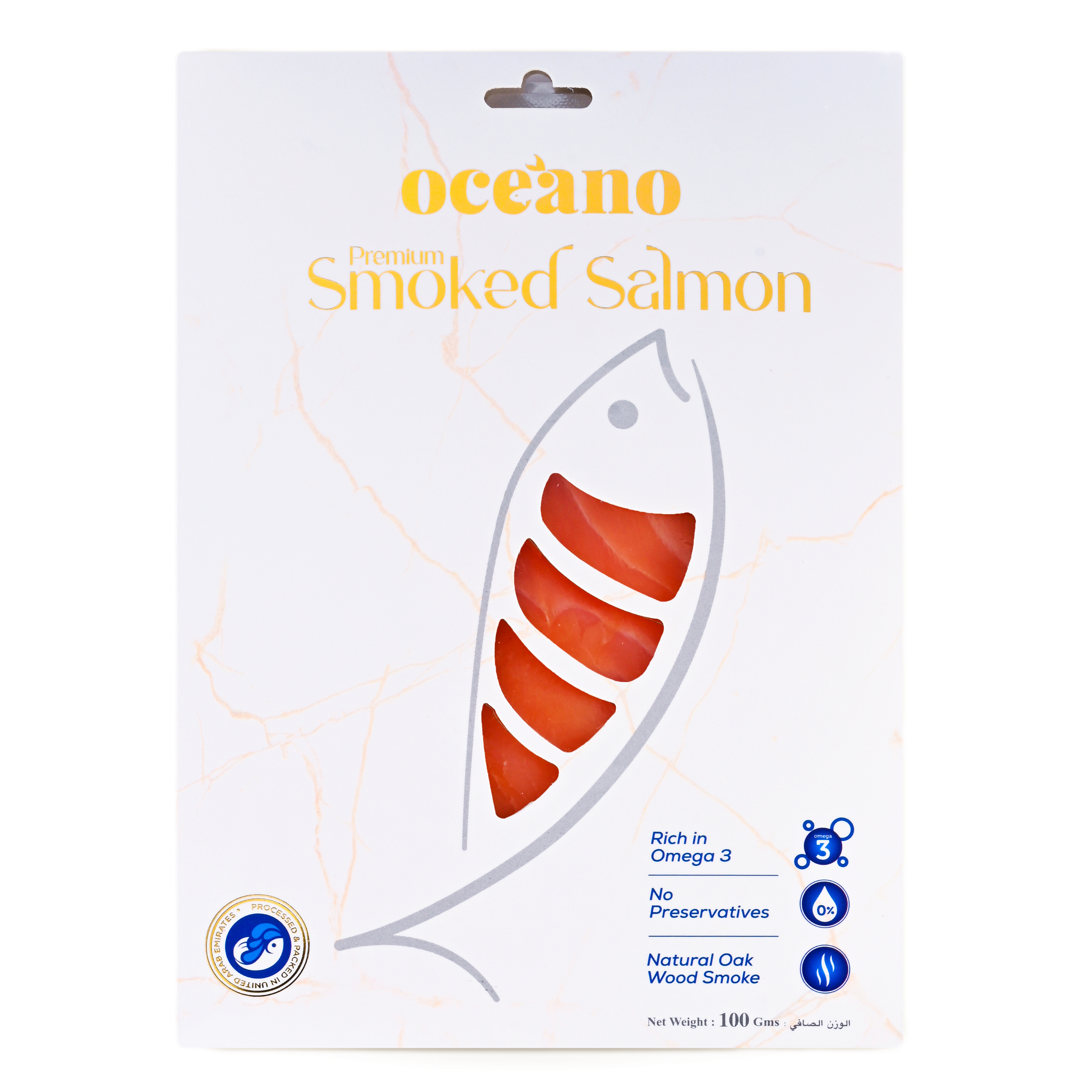 Premium Smoked Salmon - 100 Gms