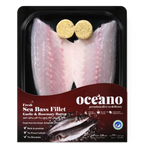 Sea Bass Fillet with Garlic and Rosemary Butter - 220 Gms